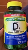 Spring Valley Vitamin D3