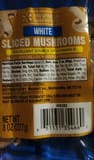 Great Value Sliced White Mushrooms