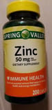 Spring Valley Zinc Dietary Supplement