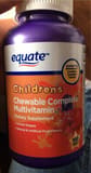 Equate Children’s Chewable Multivitamin