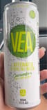 VEA Caffeinated sparkling water cucumber with a hint of lime