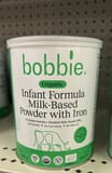 Bobbie Infant Formula Milk-Based Powder With Iron