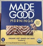 Made Good Mornings ORGANIC SOFT BAKED OAT BARS blueberry