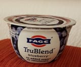 Fage Blueberry trublend greek strained yogurt