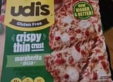 Udi's Gluten Free crispy thin crust Margherita pizza