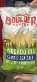 Boulder Canyon Avocado Oil Classic Sea Salt Kettle Style Potato Chips