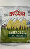 Boulder Canyon Avocado Oil Spicy Green Chili Kettle Style Potato Chips