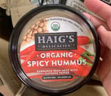 Organic spicy hummus