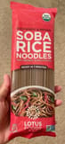 Lotus Foods Organic Buckwheat & Brown Rice Soba Rice Noodles