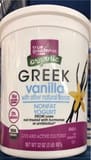 True Goodness Greek Vanilla lowfat yogurt