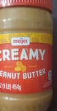 Meijer Creamy Peanut Butter