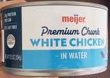 Meijer Premium chunk white chicken in water