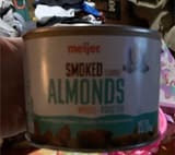 Meijer Whole roasted smoked flavored almonds
