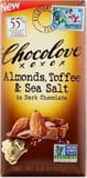 Chocolove Almonds, Toffee & Sea Salt In Dark Chocolate