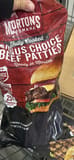 Morton's of Omaha Angus Choice Beef Patties