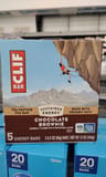 Cliff Bar Chocolate brownie
