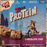 Clif Zbar Protein Snack Bars Chocolate Chip