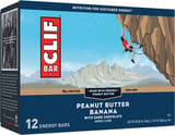 Clif Peanut butter banana with dark chocolate energy bars