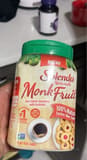 Splenda Monk fruit sweetener (Sugar Alcohols as Fiber)
