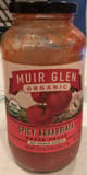 Muir Glen Spicy Arrabbiata Pasta Sauce