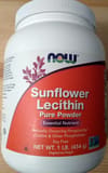 NOW Sunflower Lecithin Pure Powder