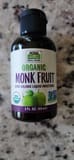 NOW® Real Food Organic Monk Fruit Liquid Sweetener