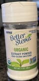 NOW Organic Extract Powder Zero-Calorie Sweetener