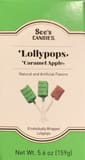 See's Candies Caramel Apple Lollypops