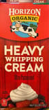 Horizon Organic Heavy whipping cream