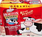Horizon Organic Reduced fat strawberry milk