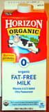 Horizon Organic Organic fat-free milk