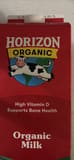 Horizon Organic Organic Milk
