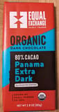 Equal Exchange Organic Dark Chocolate 80% Cacao Panama Extra Dark