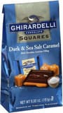 Ghirardelli Chocolate Dark & sea salt caramel chocolate squares