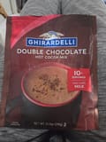 Ghirardelli Double chocolate hot cocoa mix, double chocolate