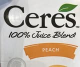 Ceres 100% Peach Fruit Juice Blend, Peach