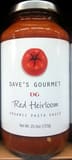 Dave's Gourmet Organic Red Heirloom Pasta Sauce