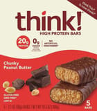 Thinkthin High protein chunky peanut butter bars