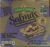 Sanissimo Salmas Chia and Flaxseed, Chia and Flaxseed Oven Baked Corn Crackers