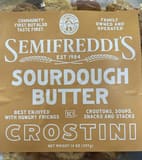 Semifreddi’s Sourdough butter crostini