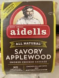 Aidells Savory applewood smoked-chicken sausage