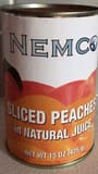 Nemco Sliced Peaches in Natural Juice