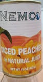 Nemco Diced Peaches