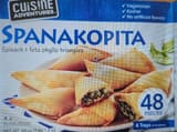 Cuisine Adventures SPANAKOPITA Spinach & feta phyllo triangles