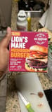 Big Mountain Lion's Mane Mushroom Burger