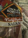 On The Border Cafe Style Salsa Flavored Tortilla Chips