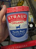 Straus Family Creamery Organic vanilla bean ice cream