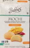 Bubbies Hawaii Vegan Mango Mochi Coconut Frozen Dessert