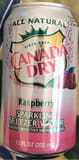 Canada Dry Sparkling seltzer water, raspberry