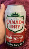 Canada Dry Cherry Fruit Splash Cherry Ginger Ale